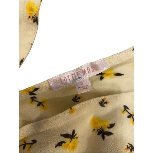 Lottie Moss Floral Cropped Tank Top Beach Coastal Vacation - Picture 7 of 10